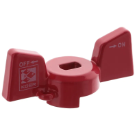 Ручка метелик KOER для крана кульового 1/2'' алюмінієва (KR3016) Ручка метелик KOER для крана кульового 1/2'' алюмінієва (KR3016)