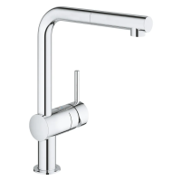 Смеситель для кухни с выдвижным изливом Grohe Minta 32168000