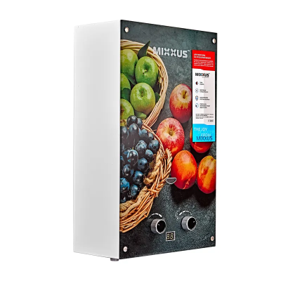 Газова колонка MIXXUS GWH-0310 BASIC GLASS димохідна 10 л/хв (панель зі скла з малюнком) (WH0024) Газова колонка MIXXUS GWH-0310 BASIC GLASS димохідна 10 л/хв (панель зі скла з малюнком) (WH0024)