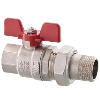Кран із американкою прямий Roho R105-050 - 1/2