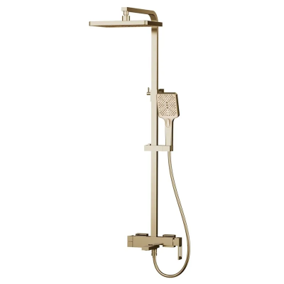 Душова колона зі змішувачем Haiba KANT 009-J BRUSHED GOLD (HB9606) Душова колона зі змішувачем Haiba KANT 009-J BRUSHED GOLD (HB9606)