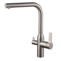 Змішувач для кухні з виходом для питної води Koer KI-72020-02 (з нерж. сталі) (KR4797) Змішувач для кухні з виходом для питної води Koer KI-72020-02 (з нерж. сталі) (KR4797)