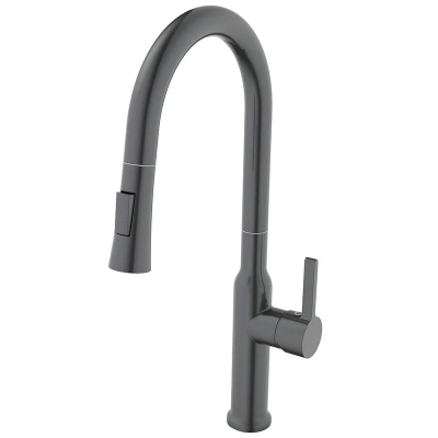 Змішувач для кухні з висувним виливом Mixxus Premium PULL 014 GRAPHITE (MI6959) Змішувач для кухні з висувним виливом Mixxus Premium PULL 014 GRAPHITE (MI6959)