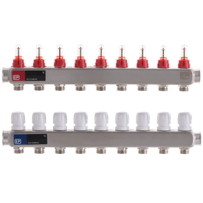 Колекторний блок з расxодомерамі Europroduct EP.S1110-09 1  Колекторний блок з расxодомерамі Europroduct EP.S1110-09 1