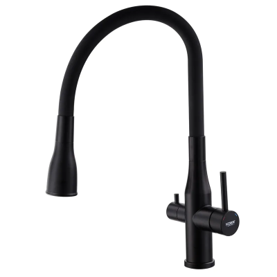 Змішувач для кухні Koer KI-72024-05 з виходом для питної води (нерж. сталь) (KR5012) Змішувач для кухні Koer KI-72024-05 з виходом для питної води (нерж. сталь) (KR5012)