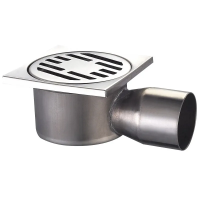 Душовий трап із нержавіючої сталі Champion DRain-02-10x10-90 (кутове відведення) (CH6144) Душовий трап із нержавіючої сталі Champion DRain-02-10x10-90 (кутове відведення) (CH6144)