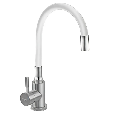 Змішувач для кухні Armata SUS-011 REFL.WHITE з силіконовим виливом, з нержавіючої сталі (CH6562) Змішувач для кухні Armata SUS-011 REFL.WHITE з силіконовим виливом, з нержавіючої сталі (CH6562)