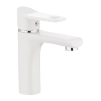 Змішувач для умивальника Mixxus Dallas 001 білий (MX0027) Змішувач для умивальника Mixxus Dallas 001 білий (MX0027)