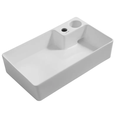 Раковина накладна Mixxus Premium STYLE-0202 600х350х140mm з донним клапаном та отвором під змішувач Раковина накладна Mixxus Premium STYLE-0202 600х350х140mm з донним клапаном та отвором під змішувач