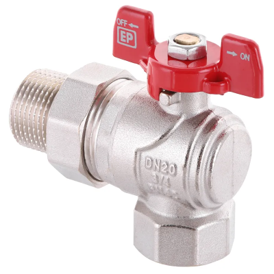 Кран з американкою кутовий 3/4