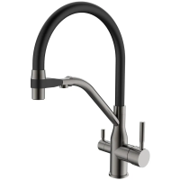 Змішувач для кухні MixxusPremium Gravity 021 GRAPHITE REFL.BLACK (MI6979)