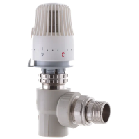 Кран термостатичний з термоголовкою кутовий 25x3/4 PPR Koer K0154.PRO (KP0196) Кран термостатичний з термоголовкою кутовий 25x3/4 PPR Koer K0154.PRO (KP0196)