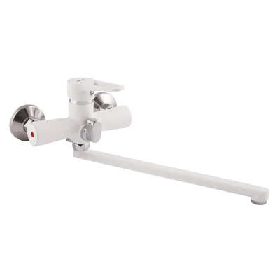 Змішувач для ванни Zerix PUD7 045 білий (ZX2911) Змішувач для ванни Zerix PUD7 045 білий (ZX2911)