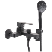 Змішувач для ванни Haiba Kubus 009 Euro Чорний (HB3932) Змішувач для ванни Haiba Kubus 009 Euro Чорний (HB3932)