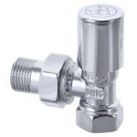 Кран для рушникосушки кутовий Koer KR.531 - 1/2