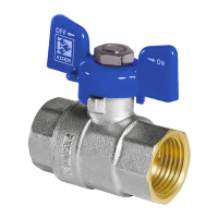 Кран кульовий Koer 1