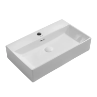 Раковина підвісна Mixxus Premium QUADRO-0206 600х360х130mm з отвором під змішувач та переливом (MP6 Раковина підвісна Mixxus Premium QUADRO-0206 600х360х130mm з отвором під змішувач та переливом (MP6