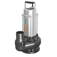 Насос фекальний Taifu 50WSD11-10-1,1GA, корпус нержавіюча сталь Н=15М, Q=17кбМ, P=1100 Вт, 2