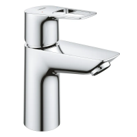 Одноважільний змішувач для раковини S-Size Grohe BauLoop New з нажимним донним клапаном (23878001) Одноважільний змішувач для раковини S-Size Grohe BauLoop New з нажимним донним клапаном (23878001)