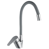Змішувач для кухні Mixxus NEO-011 REFL.Gray із силіконовим виливом (MI6557) Змішувач для кухні Mixxus NEO-011 REFL.Gray із силіконовим виливом (MI6557)