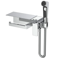 Змішувач для гігієнічного душу Mixxus Premium MARK 069 з тримачем для туалетного паперу (MI6786) Змішувач для гігієнічного душу Mixxus Premium MARK 069 з тримачем для туалетного паперу (MI6786)