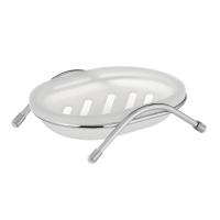 Мильниця настільна з подвійним дном Zerix LR332-2 (пластик білий) (ZX2701) Мильниця настільна з подвійним дном Zerix LR332-2 (пластик білий) (ZX2701)