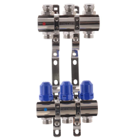 Колекторний блок з термостатіч. клапанами Koer KR.1100-03 1 Колекторний блок з термостатіч. клапанами Koer KR.1100-03 1