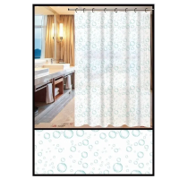 Штора для ванної з поліетилену Zerix SCP-003-180x180 (Візерунок Штора для ванної з поліетилену Zerix SCP-003-180x180 (Візерунок