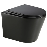 Унітаз підвісний Mixxus Premium Bevel-0301-R Black 515x355x365mm, система змиву RIMLESS (MP6471) Унітаз підвісний Mixxus Premium Bevel-0301-R Black 515x355x365mm, система змиву RIMLESS (MP6471)