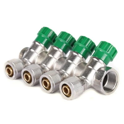 Колектор вентильний з фитингом Koer KR.1123-4 3/4 Колектор вентильний з фитингом Koer KR.1123-4 3/4