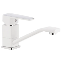 Змішувач для умивальника Mixxus Missouri 555 (вилив 15 см) білий (MI0593) Змішувач для умивальника Mixxus Missouri 555 (вилив 15 см) білий (MI0593)