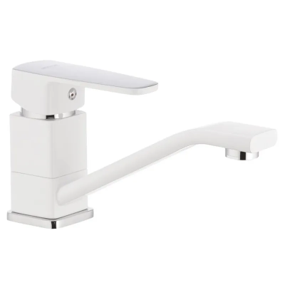 Змішувач для умивальника Mixxus Missouri 555 (вилив 15 см) білий (MI0593) Змішувач для умивальника Mixxus Missouri 555 (вилив 15 см) білий (MI0593)