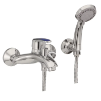 Змішувач для ванни Haiba Magic 009 з синьою ручкою (HB0697) Змішувач для ванни Haiba Magic 009 з синьою ручкою (HB0697)