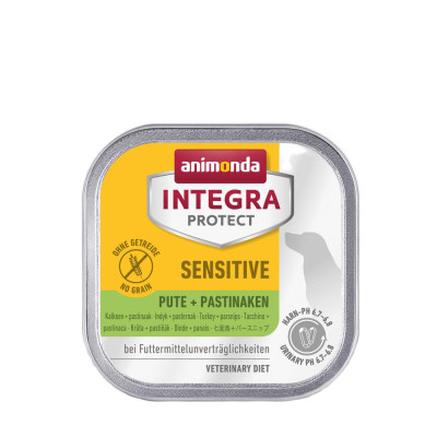 Корм ветеринарний вологий Integra Protect Sensitiv Turkey + Parsnips для собак при харчовій непереносимості індичка + пастер Корм ветеринарний вологий Integra Protect Sensitiv Turkey + Parsnips для собак при харчовій непереносимості індичка + пастер