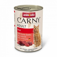 Вологий корм Animonda Carny для дорослих котів, з яловичиною, 400 г Вологий корм Animonda Carny для дорослих котів, з яловичиною, 400 г