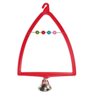 Іграшка Природа для папуг Гойдалка з дзвіночком 12 х 19 см Іграшка Природа для папуг Гойдалка з дзвіночком 12 х 19 см