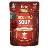 Корм вологий для котів Brit Care Christmas Fish Soup різдвяний суп з рибою 75 г