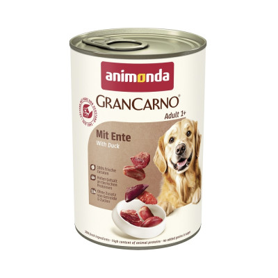 Корм вологий GranCarno Adult with Duck для дорослих собак з качкою 400 г Корм вологий GranCarno Adult with Duck для дорослих собак з качкою 400 г