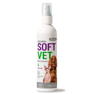Лосьйон Provet SOFTVET для гігієни вух котів і собак 300 мл Лосьйон Provet SOFTVET для гігієни вух котів і собак 300 мл