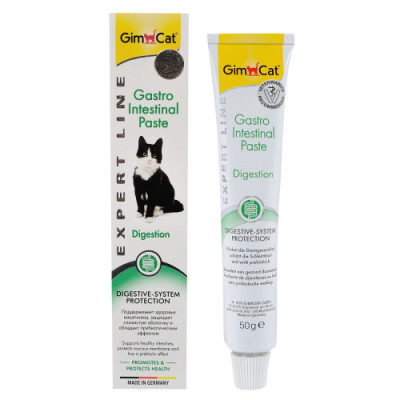 Вітаміни GimCat Expert Line Gastro Intestinal для котів, покращення травлення, 50 г Вітаміни GimCat Expert Line Gastro Intestinal для котів, покращення травлення, 50 г