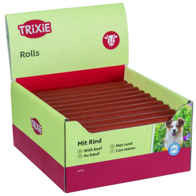 Ласощі Trixie Chewing stick, Beef для собак Палички жувальні з яловичиною 65 г 50 шт/уп Ласощі Trixie Chewing stick, Beef для собак Палички жувальні з яловичиною 65 г 50 шт/уп