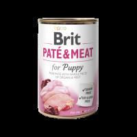 Вологий корм Brit Care Pate & Meat для цуценят, з куркою та індичкою, 400 г Вологий корм Brit Care Pate & Meat для цуценят, з куркою та індичкою, 400 г