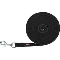 Повідець для собак Trixie котон чорний, M–L 10 м х 20 мм Повідець для собак Trixie котон чорний, M–L 10 м х 20 мм