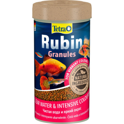 Корм Tetra Rubin Granules для акваріумних рибок, для яскравості забарвлення, 100 г (гранули) Корм Tetra Rubin Granules для акваріумних рибок, для яскравості забарвлення, 100 г (гранули)