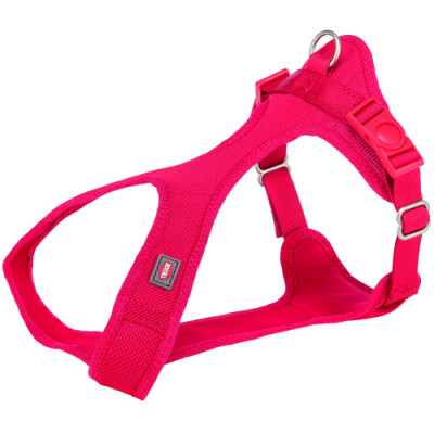 Шлея Trixie Soft для собак, м'яка, нейлон, S-M 35-60 см / 20 мм (червона) Шлея Trixie Soft для собак, м'яка, нейлон, S-M 35-60 см / 20 мм (червона)