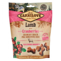 Ласощі Carnilove Dog Crunchy Snack для собак, ягня та журавлина, 200 г Ласощі Carnilove Dog Crunchy Snack для собак, ягня та журавлина, 200 г