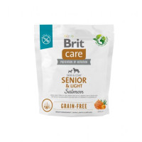 Сухий корм Brit Care Dog Grain-free Senior & Light для старіючих собак, беззерновий з лососем, 1 кг Сухий корм Brit Care Dog Grain-free Senior & Light для старіючих собак, беззерновий з лососем, 1 кг