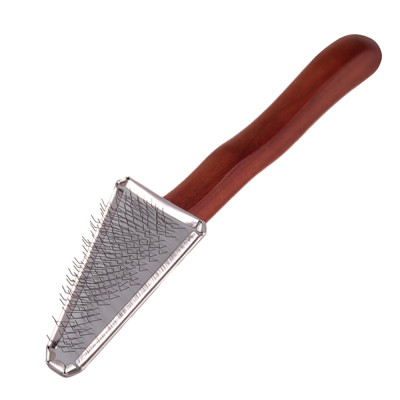 Пуходерка Dezynadog Soft Triangle Slicker Brush трикутна пласка д/важкодоступних місць навколо очей лап та морди д/цуценя Пуходерка Dezynadog Soft Triangle Slicker Brush трикутна пласка д/важкодоступних місць навколо очей лап та морди д/цуценя