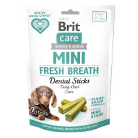 Ласощі Brit Care Mini Treats Fresh Breath для собак малих порід, для свіжого подиху й здоров’я зубів, 7 шт/120 г