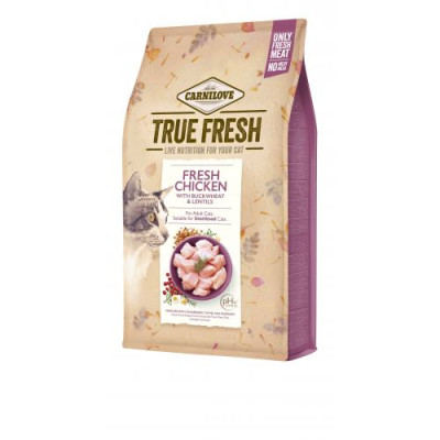 Сухий корм Carnilove True Fresh Cat для для дорослих котів, з куркою, 340 г Сухий корм Carnilove True Fresh Cat для для дорослих котів, з куркою, 340 г